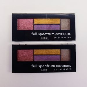 COVERGIRL So Saturated Quad Palette, FS205 WILD, 0.06 oz, 4 Shades (2 pack)